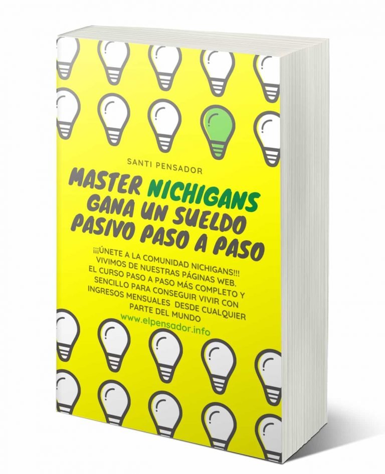 Master Curso Online Nichigans gana un sueldo pasivo paso a paso www.elpensador.info Santiago Alvarez ebook online